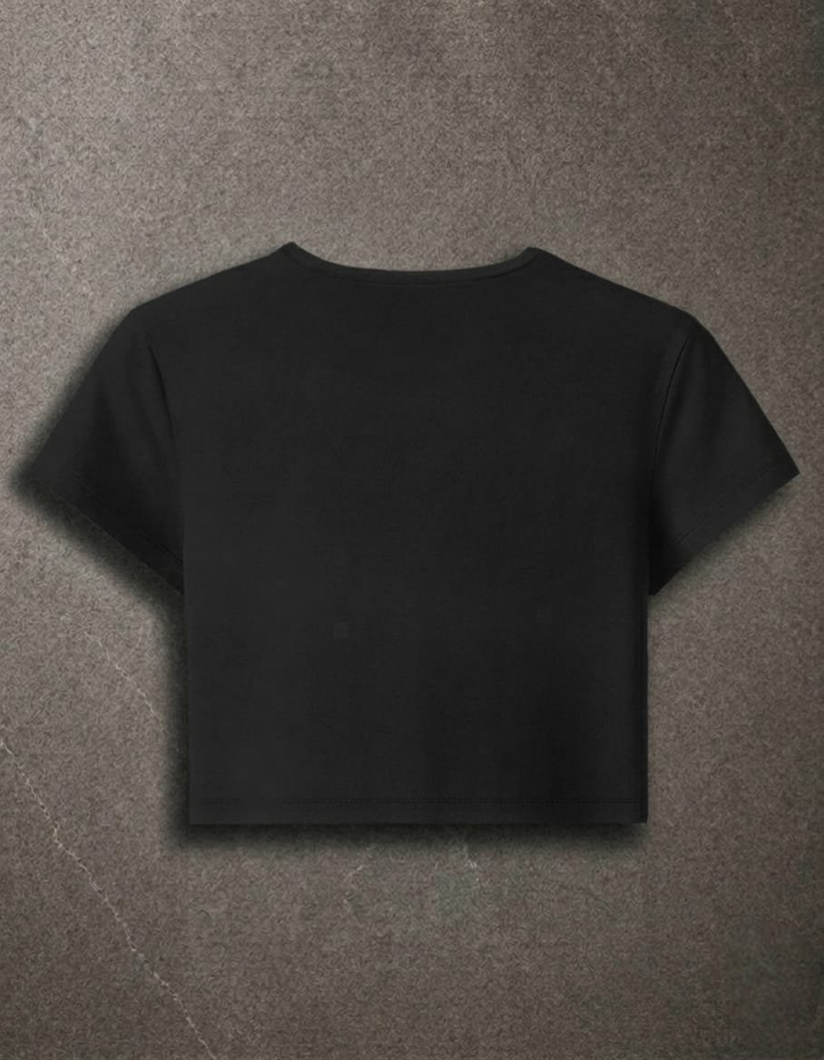 Tables-Always-Turn-Baby-Tee-B-black Tables-Always-Turn-Baby-Tee-B-black